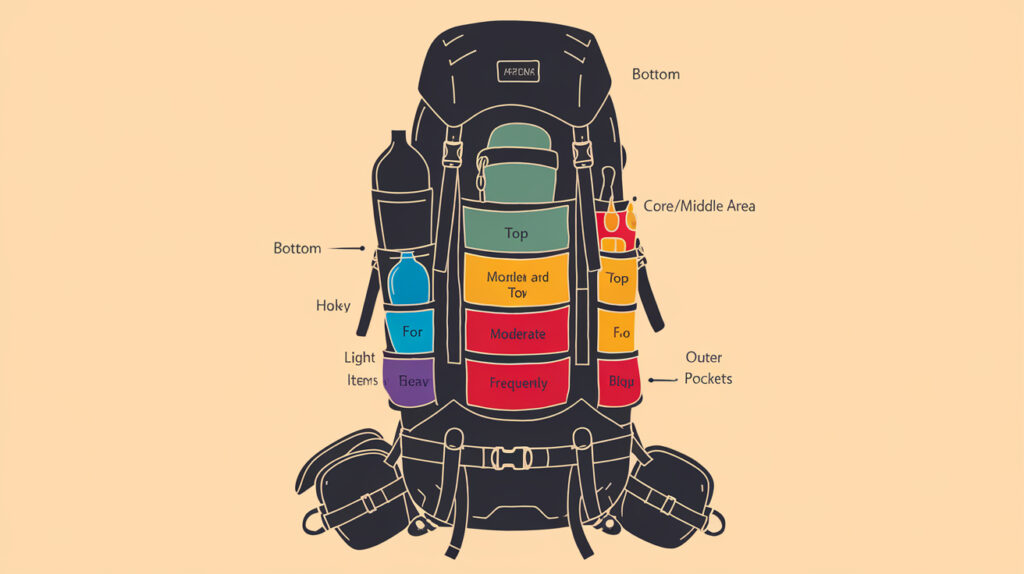 How to Pack a Hiking Backpack with Diagram The Ultimate My Hiking Guide